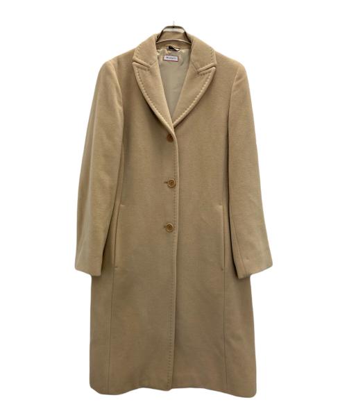 MAX&Co.（マックスアンドコー）MAX&Co. (マックスアンドコー) アンゴラ混チェスターコート ベージュ サイズ:42の古着・服飾アイテム