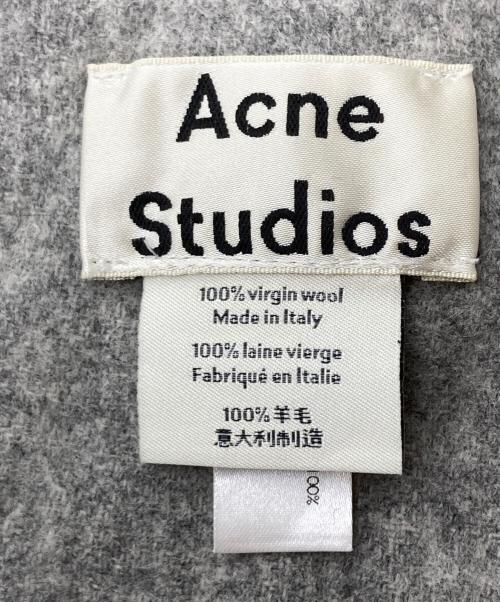 Acne studios（アクネ ストゥディオズ）ACNE STUDIOS (アクネ ストゥディオズ) 大判マフラー グレーの古着・服飾アイテム