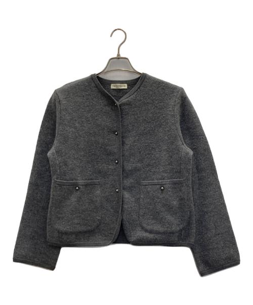 THE SHINZONE（ザ シンゾーン）THE SHINZONE (ザ シンゾーン) ウールニットジャケット グレー サイズ:FREEの古着・服飾アイテム