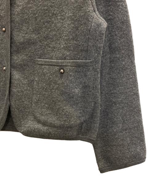 THE SHINZONE（ザ シンゾーン）THE SHINZONE (ザ シンゾーン) ウールニットジャケット グレー サイズ:FREEの古着・服飾アイテム