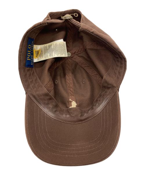 POLO RALPH LAUREN（ポロ・ラルフローレン）POLO RALPH LAUREN (ポロ・ラルフローレン) キャップ ブラウンの古着・服飾アイテム