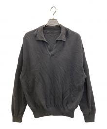 crepuscule（クレプスキュール）の古着「Moss Stitch Skipper」｜グレー