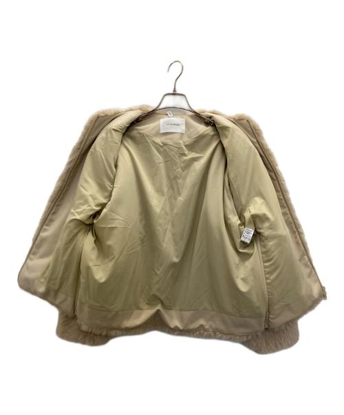 STYLE MIXER（スタイルミキサー）STYLE MIXER (スタイルミキサー) ノーカラーファージャケット ベージュ サイズ:FREEの古着・服飾アイテム