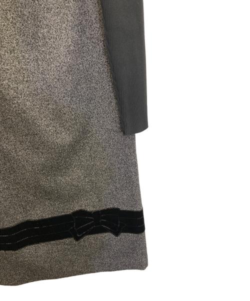 M'S GRACY（エムズグレイシー）M'S GRACY (エムズグレイシー) 長袖ワンピース グレー サイズ:38の古着・服飾アイテム