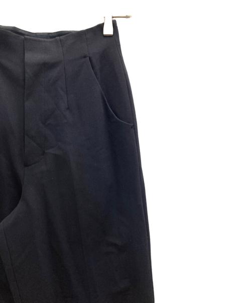 Snidel（スナイデル）Snidel (スナイデル) ハイウエストストレートパンツ ネイビー 未使用品の古着・服飾アイテム