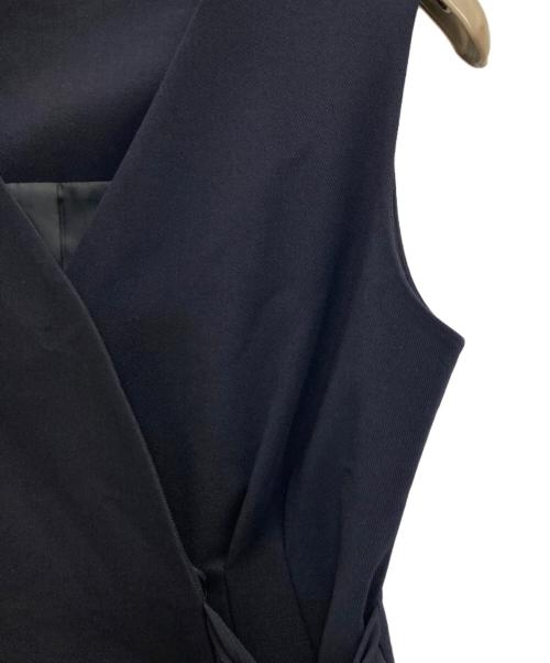 Snidel（スナイデル）Snidel (スナイデル) ペプラムベストトップス ネイビー サイズ:FREE 未使用品の古着・服飾アイテム