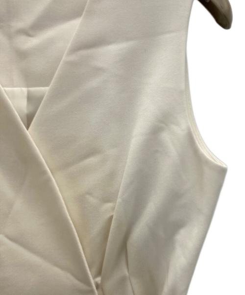 Snidel（スナイデル）Snidel (スナイデル) ペプラムベストトップス ホワイト サイズ:FREE 未使用品の古着・服飾アイテム