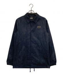 F.C.R.B.（エフシーレアルブリストル）の古着「WIDE ARCH LOGO COACHES JACKET」｜インディゴ