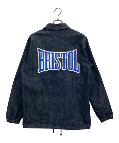 F.C.R.B.（エフシーレアルブリストル）F.C.R.B. (エフシーレアルブリストル) WIDE ARCH LOGO COACHES JACKET インディゴ サイズ:Sの古着・服飾アイテム