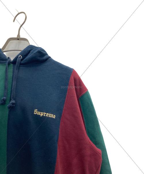 SUPREME（シュプリーム）Supreme (シュプリーム) Tricolor Hooded Sweatshirt マルチカラー サイズ:Ｍの古着・服飾アイテム