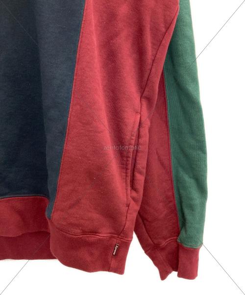 SUPREME（シュプリーム）Supreme (シュプリーム) Tricolor Hooded Sweatshirt マルチカラー サイズ:Ｍの古着・服飾アイテム
