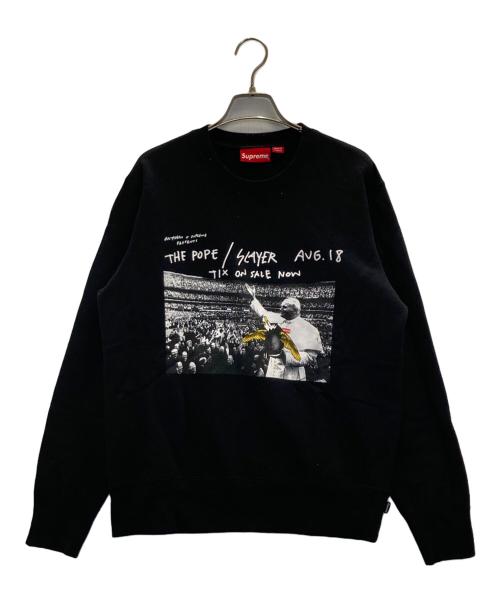 SUPREME（シュプリーム）Supreme (シュプリーム) ANTIHERO (アンタイヒーロー) Pope Crewneck ブラック サイズ:Sの古着・服飾アイテム
