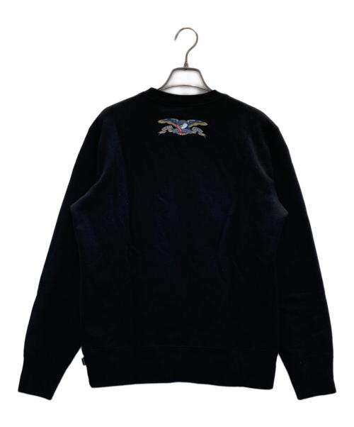 SUPREME（シュプリーム）Supreme (シュプリーム) ANTIHERO (アンタイヒーロー) Pope Crewneck ブラック サイズ:Sの古着・服飾アイテム