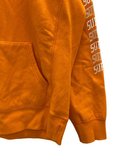 SUPREME（シュプリーム）SUPREME (シュプリーム) Sleeve Arc Hooded Sweatshirt オレンジ サイズ:Ｍの古着・服飾アイテム