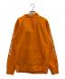 SUPREME（シュプリーム）の古着「Sleeve Arc Hooded Sweatshirt」｜オレンジ