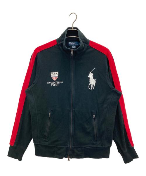 POLO RALPH LAUREN（ポロ・ラルフローレン）POLO RALPH LAUREN (ポロ・ラルフローレン) トラックジャケット ブラック サイズ:Lの古着・服飾アイテム