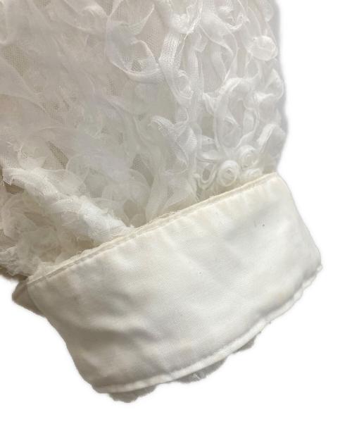 JENNE（ジェンヌ）JENNE (ジェンヌ) テープレースワンピース ホワイト サイズ:Ⅿの古着・服飾アイテム