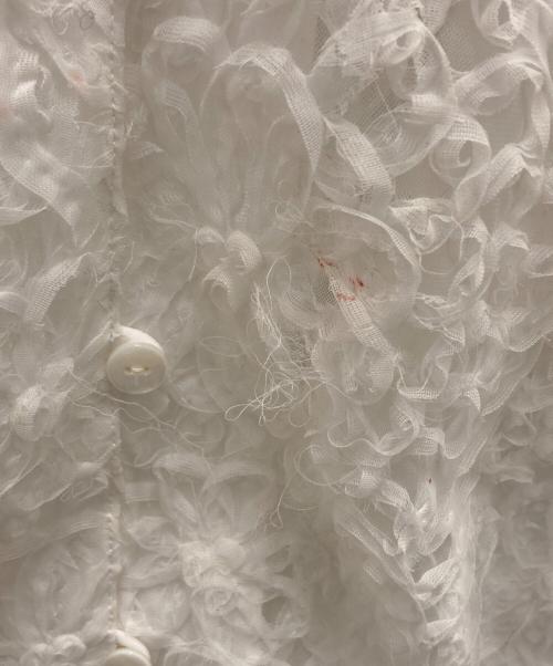 JENNE（ジェンヌ）JENNE (ジェンヌ) テープレースワンピース ホワイト サイズ:Ⅿの古着・服飾アイテム