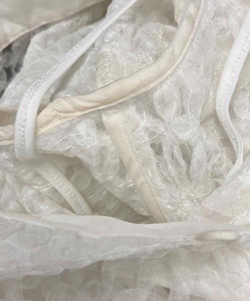 JENNE（ジェンヌ）JENNE (ジェンヌ) テープレースワンピース ホワイト サイズ:Ⅿの古着・服飾アイテム