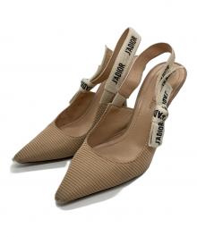 Christian Dior（クリスチャン ディオール）の古着「J'ADIOR スリングバックパンプス」｜ベージュ