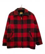 WOOLRICHウールリッチ）の古着「ウールチェックジャケット」｜レッド