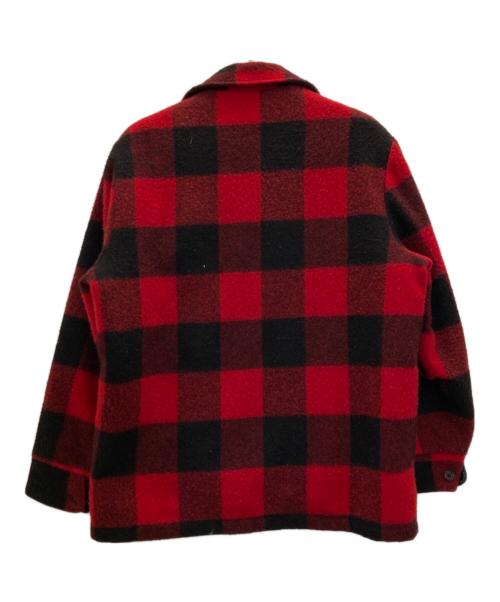 WOOLRICH（ウールリッチ）WOOLRICH (ウールリッチ) ウールチェックジャケット レッド サイズ:Lの古着・服飾アイテム