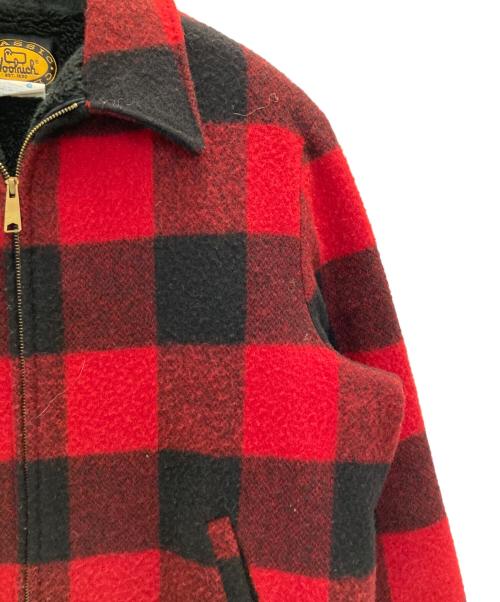 WOOLRICH（ウールリッチ）WOOLRICH (ウールリッチ) ウールチェックジャケット レッド サイズ:Lの古着・服飾アイテム