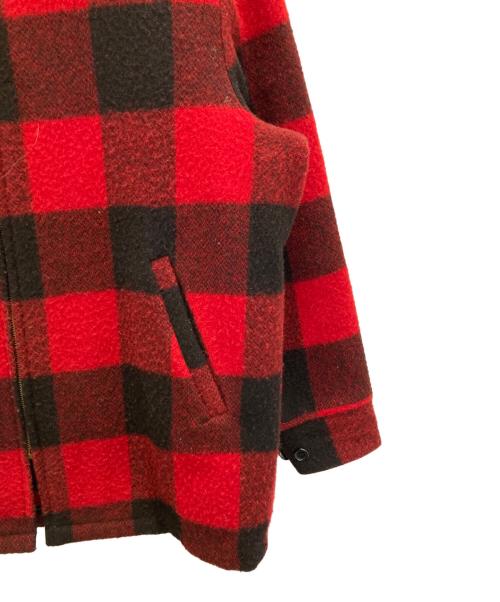 WOOLRICH（ウールリッチ）WOOLRICH (ウールリッチ) ウールチェックジャケット レッド サイズ:Lの古着・服飾アイテム