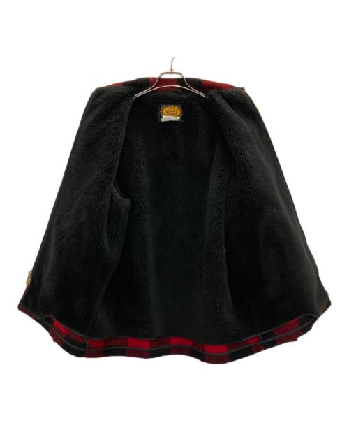 WOOLRICH（ウールリッチ）WOOLRICH (ウールリッチ) ウールチェックジャケット レッド サイズ:Lの古着・服飾アイテム