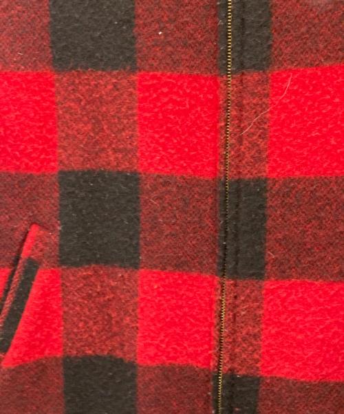 WOOLRICH（ウールリッチ）WOOLRICH (ウールリッチ) ウールチェックジャケット レッド サイズ:Lの古着・服飾アイテム