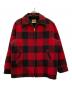 WOOLRICH（ウールリッチ）の古着「ウールチェックジャケット」｜レッド
