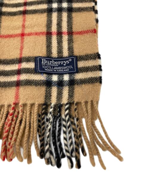 Burberry's（バーバリーズ）Burberry's (バーバリーズ) ノバチェックマフラー ベージュの古着・服飾アイテム