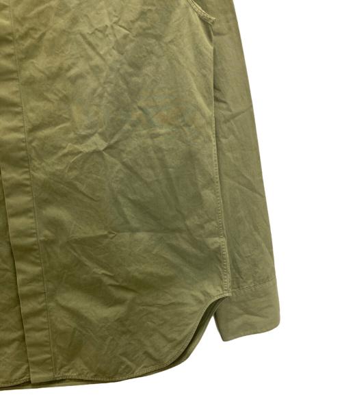 JIL SANDER（ジルサンダー）JIL SANDER (ジルサンダー) 比翼ロングスリーブシャツ グリーン サイズ:39の古着・服飾アイテム