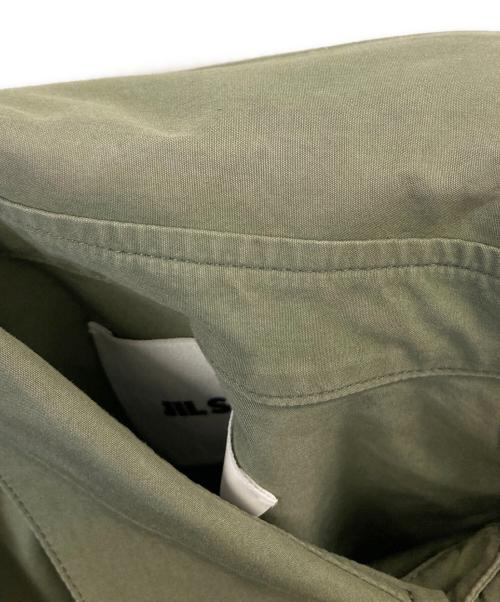 JIL SANDER（ジルサンダー）JIL SANDER (ジルサンダー) 比翼ロングスリーブシャツ グリーン サイズ:39の古着・服飾アイテム