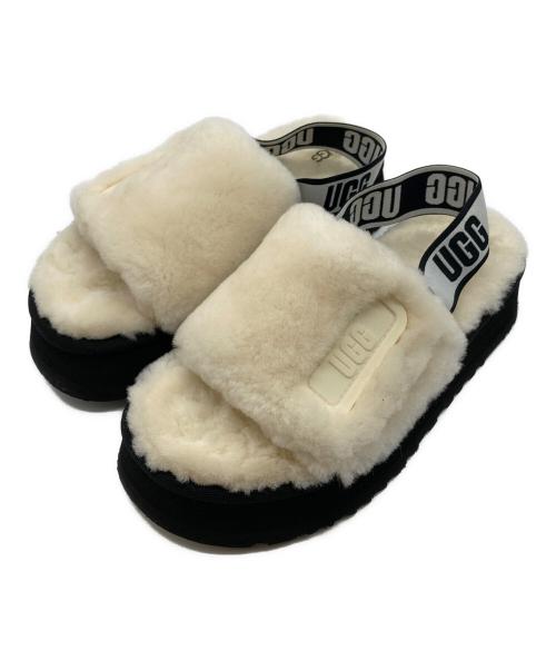 UGG（アグ）UGG (アグ) Disco Slide ホワイト サイズ:24㎝の古着・服飾アイテム