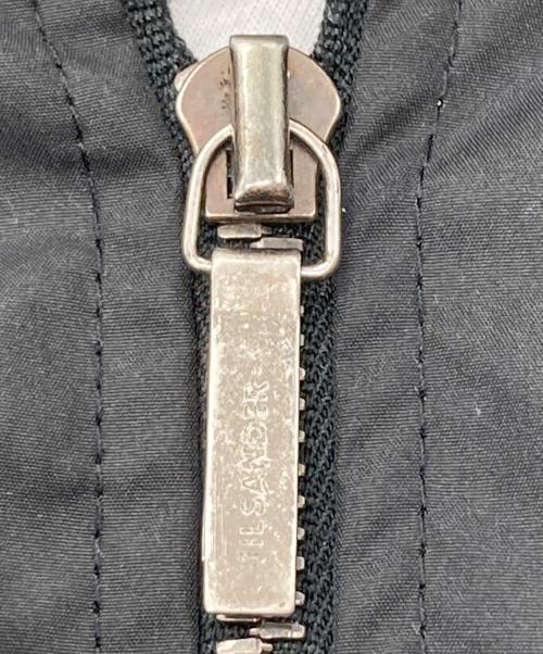 JIL SANDER（ジルサンダー）JIL SANDER (ジルサンダー) メッシュ切替ダブルジップジャケット ブラック サイズ:Ｍの古着・服飾アイテム