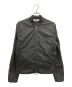JIL SANDER（ジルサンダー）の古着「メッシュ切替ダブルジップジャケット」｜ブラック