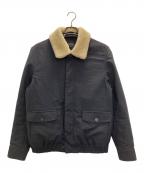 A.P.C.アーペーセー）の古着「襟ボア比翼ブルゾン」｜ネイビー