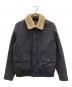 A.P.C.（アーペーセー）の古着「襟ボア比翼ブルゾン」｜ネイビー