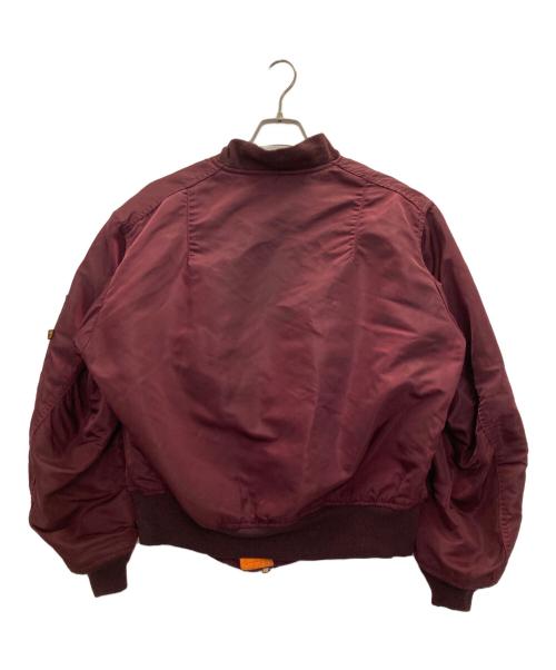 ALPHA（アルファ）ALPHA (アルファ) MA-1ジャケット ボルドー サイズ:Lの古着・服飾アイテム