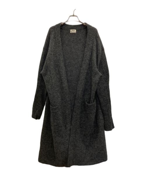 Acne studios（アクネ ストゥディオズ）ACNE STUDIOS (アクネ ストゥディオズ) ロングカーディガン グレー サイズ:XSの古着・服飾アイテム
