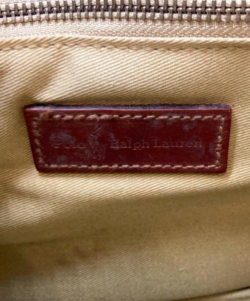 RALPH LAUREN（ラルフローレン）RALPH LAUREN (ラルフローレン) フラップショルダーバッグ ネイビー×グリーンの古着・服飾アイテム