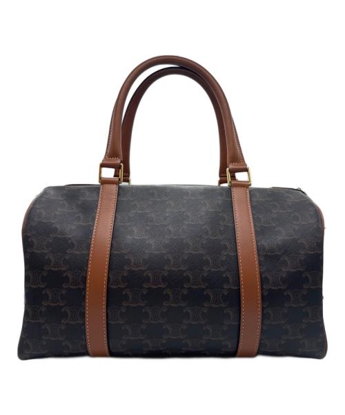 CELINE（セリーヌ）CELINE (セリーヌ) ミディアムボストンバッグ ブラウンの古着・服飾アイテム