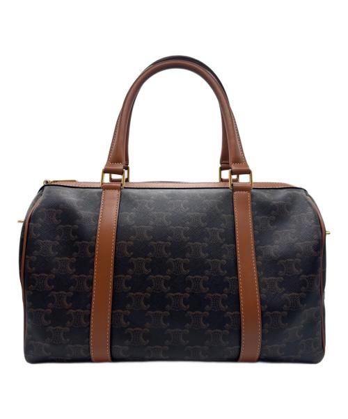 CELINE（セリーヌ）CELINE (セリーヌ) ミディアムボストンバッグ ブラウンの古着・服飾アイテム