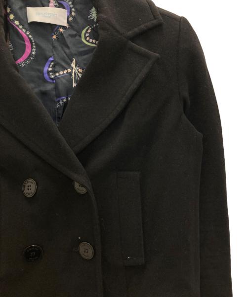 Emilio Pucci（エミリオ プッチ）Emilio Pucci (エミリオ プッチ) カシミヤ混Pコート ブラック サイズ:34の古着・服飾アイテム