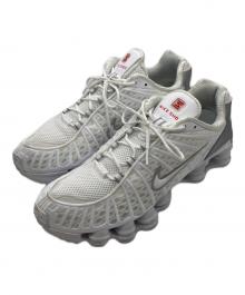 NIKE（ナイキ）の古着「Shox TL "White/Metallic Silver/Max Orange/White"」｜ネイビー