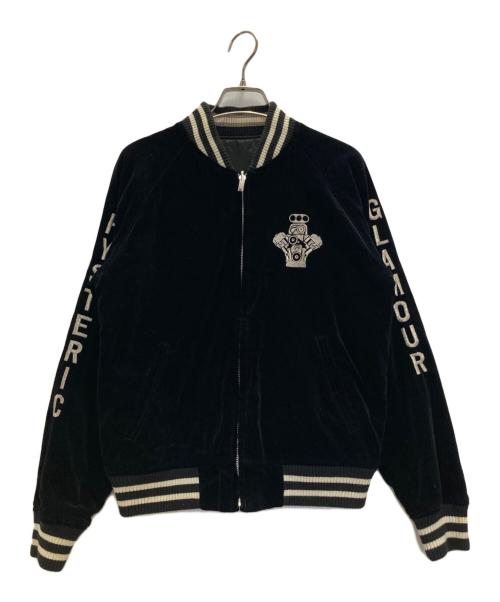 Hysteric Glamour（ヒステリックグラマー）Hysteric Glamour (ヒステリックグラマー) リバーシブルスカジャン ブラック サイズ:FREEの古着・服飾アイテム