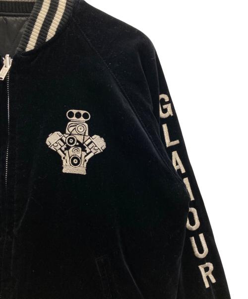 Hysteric Glamour（ヒステリックグラマー）Hysteric Glamour (ヒステリックグラマー) リバーシブルスカジャン ブラック サイズ:FREEの古着・服飾アイテム