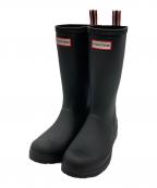 HUNTERハンター）の古着「H PLAY TALL BOOT」｜ブラック