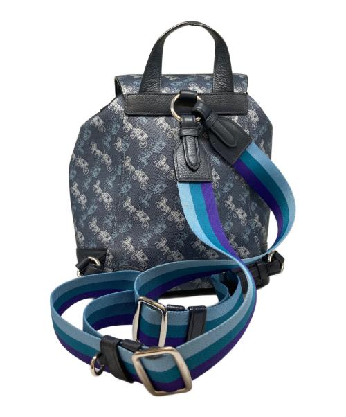 COACH（コーチ）COACH (コーチ) ホースアンドキャリッジリュックサック ネイビーの古着・服飾アイテム
